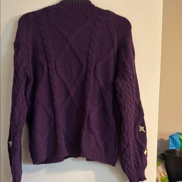 NWT Taylor Swift Speak Now Taylor's Version Cardigan Purple Gold Stars - Picture 5 of 6